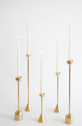 Brass Candleholder - Cone