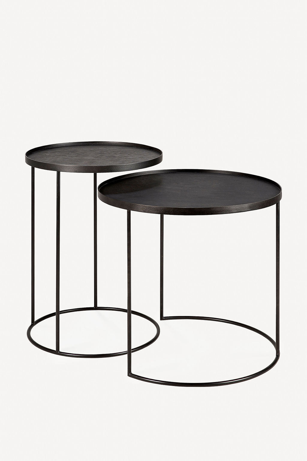 Round Tray Side Table Set – Hygge Life