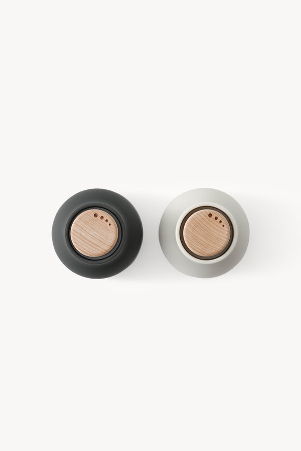Mini Salt & Pepper Bottle Grinders - Ash/Carbon