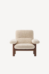 Brasilia Lounge Chair & Ottoman - Sheepskin