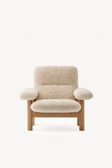 Brasilia Lounge Chair & Ottoman - Sheepskin