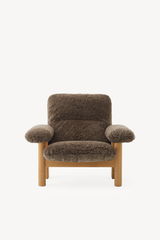 Brasilia Lounge Chair & Ottoman - Sheepskin