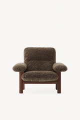 Brasilia Lounge Chair & Ottoman - Sheepskin