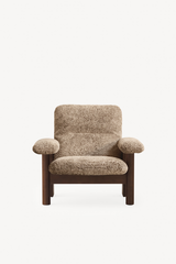 Brasilia Lounge Chair & Ottoman - Sheepskin