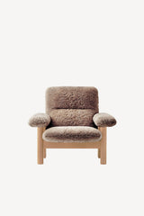 Brasilia Lounge Chair & Ottoman - Sheepskin