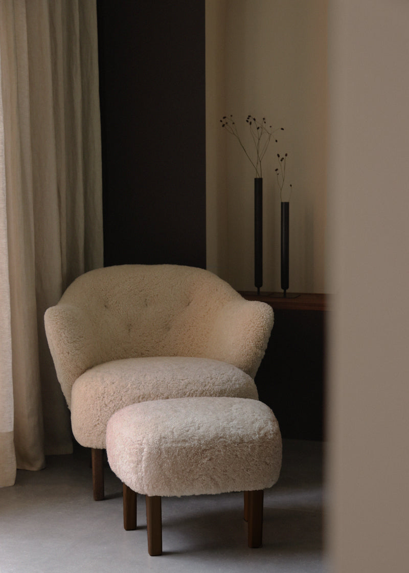 Ingeborg Footstool - Sheepskin