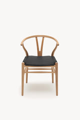 CH24 Wishbone Chair - Leather Cushion
