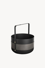 Wood Basket Emma - Graphite