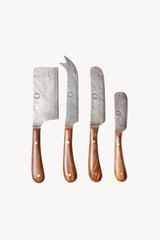 Artisan Forged Cheese Knives - Set of 4