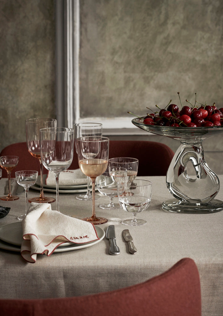 Damo Glass Centerpiece Pedestal