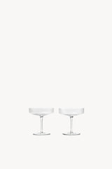 Ripple Champagne Glasses - Set of 2