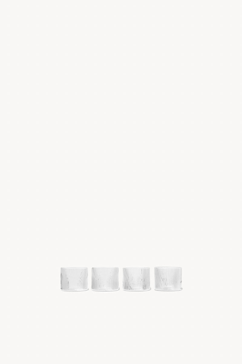 Ripple Water Glasses - Set of 4