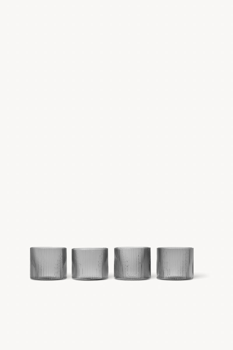 Ripple Water Glasses - Set of 4