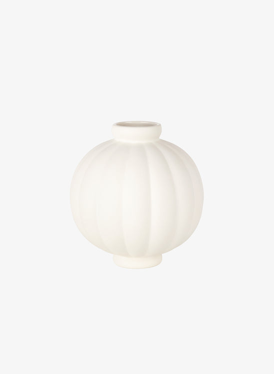 Balloon Vase  - Raw White, Round
