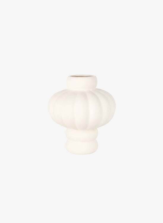 Balloon Vase - Raw White, Small