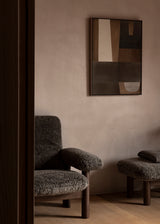 Brasilia Lounge Chair & Ottoman - Sheepskin