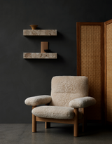 Brasilia Lounge Chair & Ottoman - Sheepskin