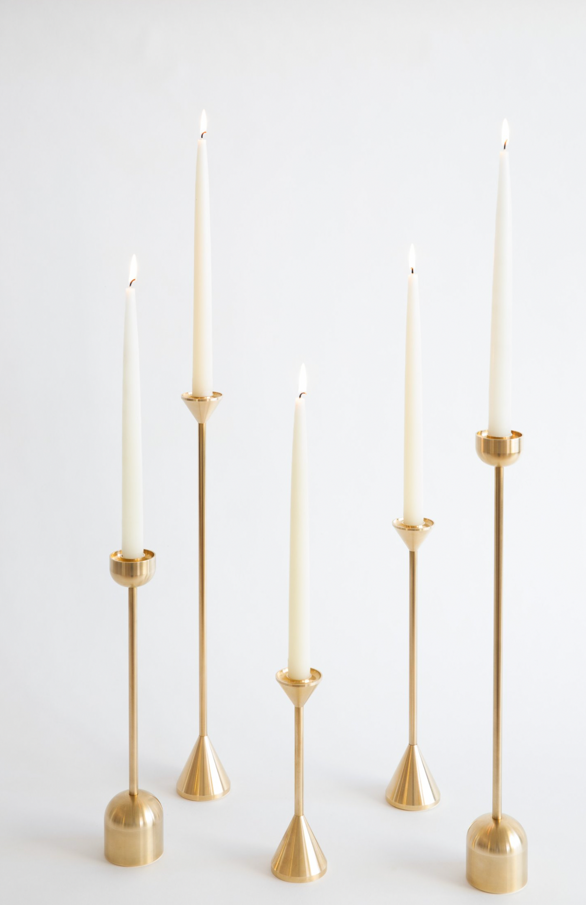 Brass Candleholder - Cone – Hygge Life