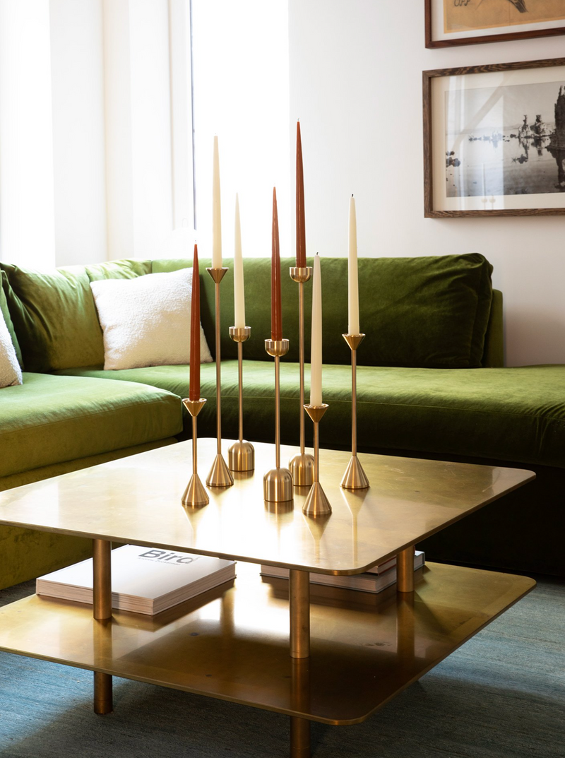 Brass Candleholder - Cone