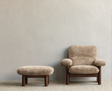 Brasilia Lounge Chair & Ottoman - Sheepskin