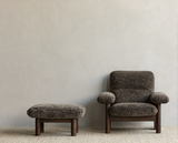 Brasilia Lounge Chair & Ottoman - Sheepskin