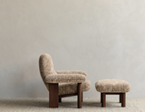 Brasilia Lounge Chair & Ottoman - Sheepskin