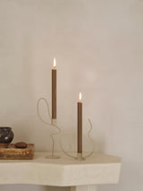 Valse Taper Candleholder - Cashmere