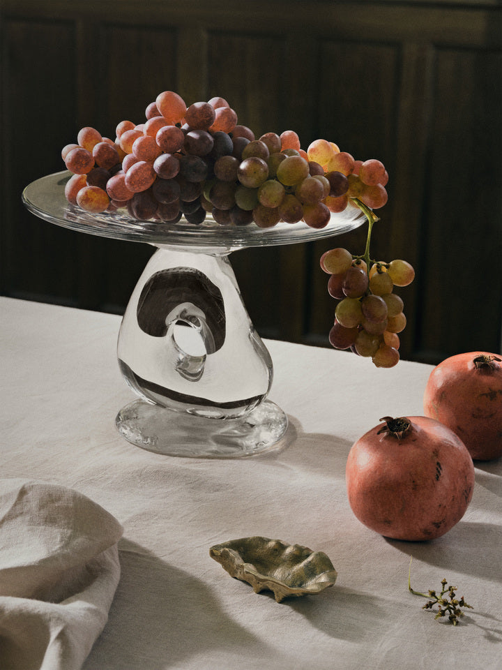 Damo Glass Centerpiece Pedestal