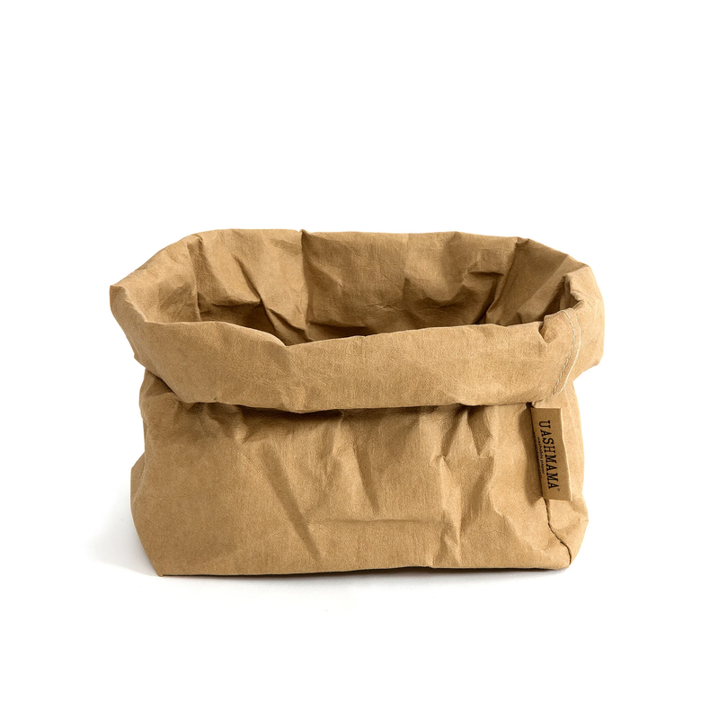 Washable Kraft Paper Storage Bag, Thickened Kraft Paper Bag, Oil