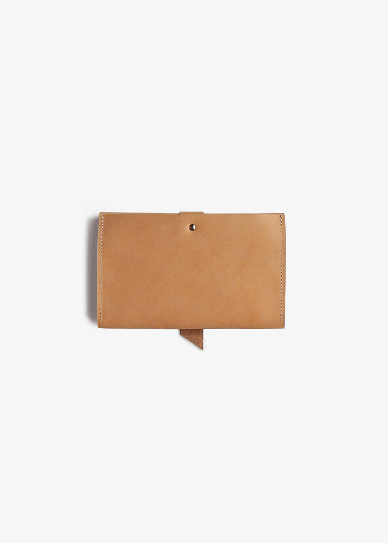 PUC Leather Wallet  - Cognac