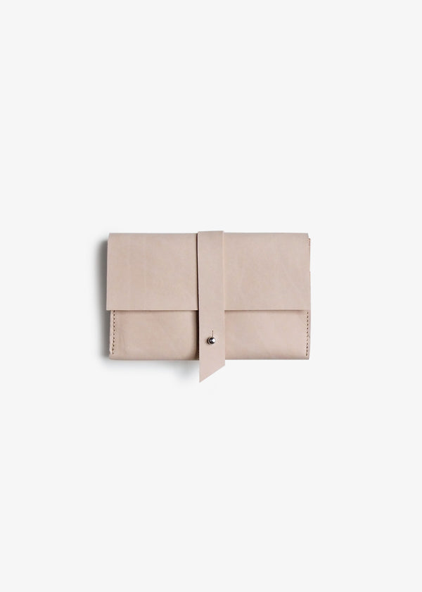 PUC Leather Wallet  - Nude