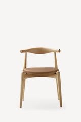 CH20 Elbow Chair - Natural Leather