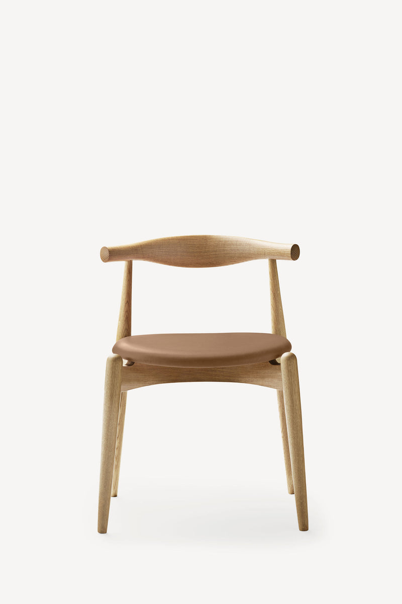 CH20 Elbow Chair - Natural Leather