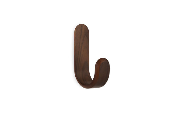 Curve Hook - Dark Walnut