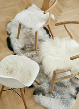 Sheepskin Seat Pad - Round, White