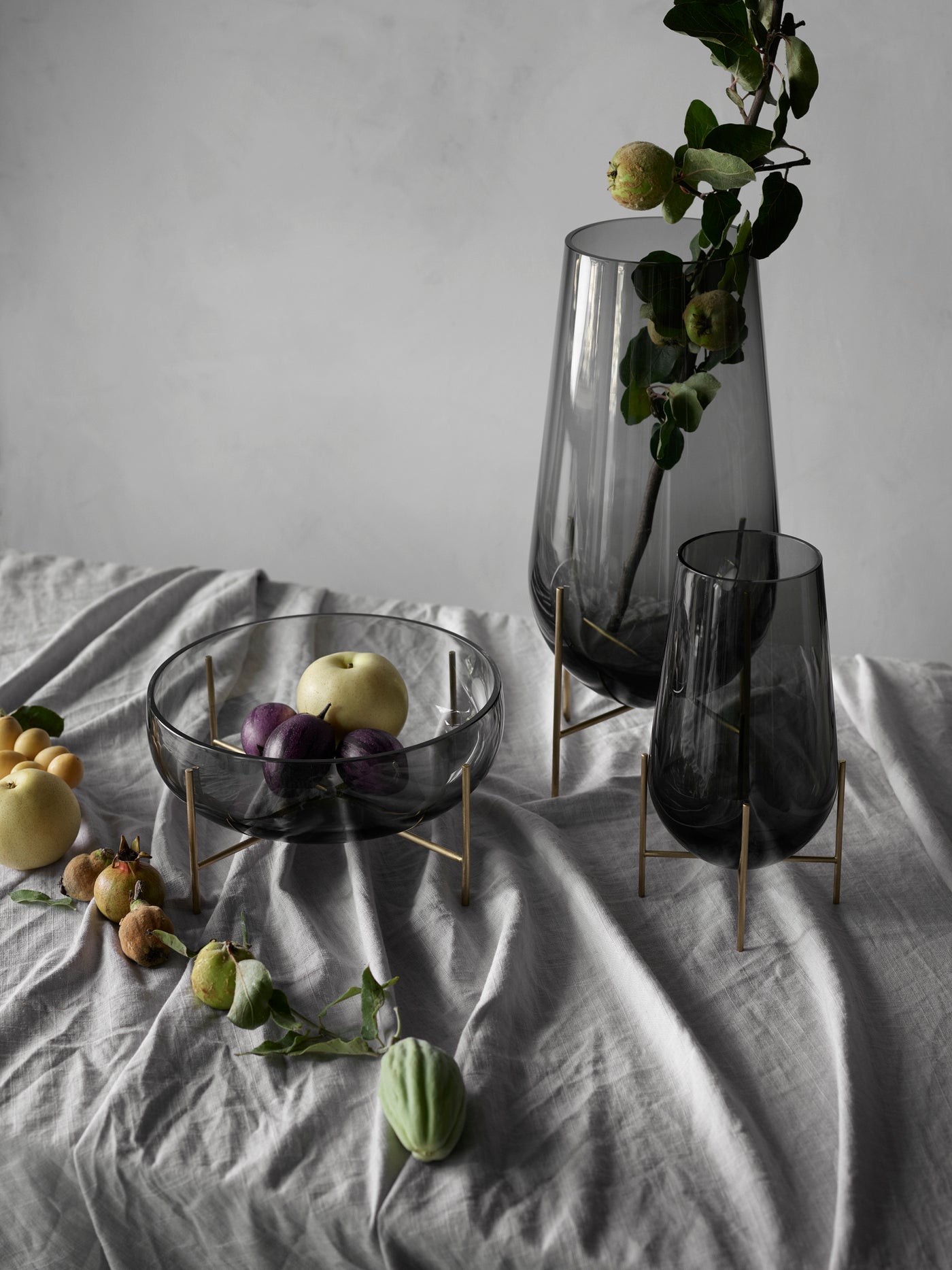 Echasse Vase Smoke - Small – Hygge Life