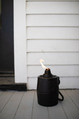 Cast Iron Oil Lamp