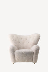 The Tired Man Chair and Footstool - Sheepskin