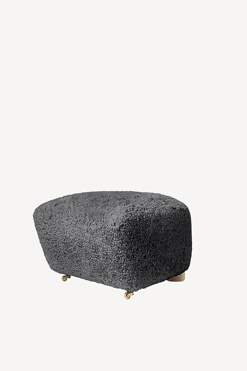 The Tired Man Chair and Footstool - Sheepskin