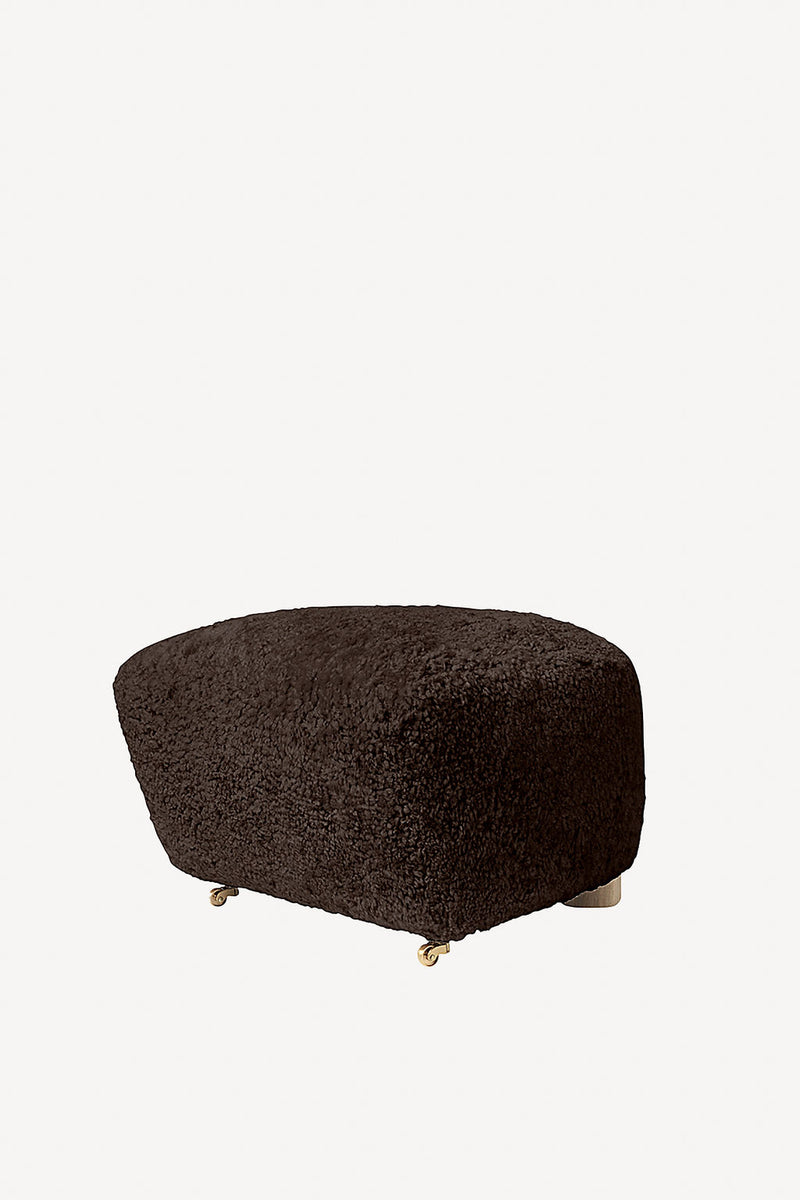 The Tired Man Chair and Footstool - Sheepskin