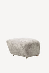 The Tired Man Chair and Footstool - Sheepskin