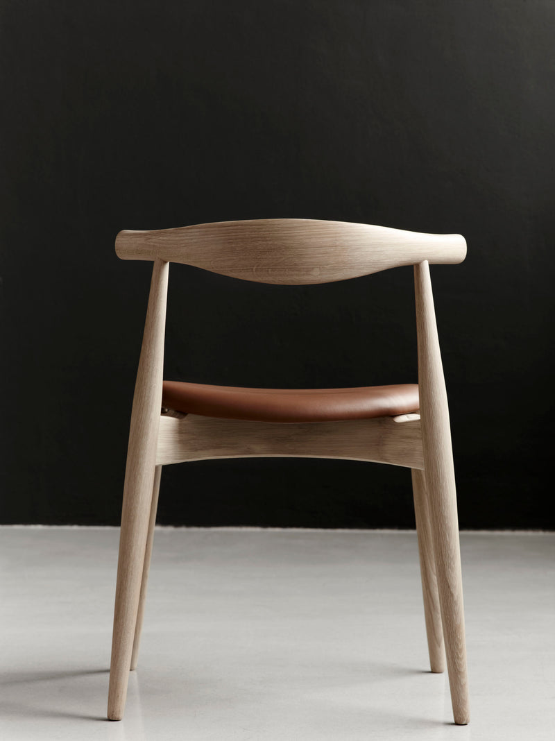 CH20 Elbow Chair - Natural Leather