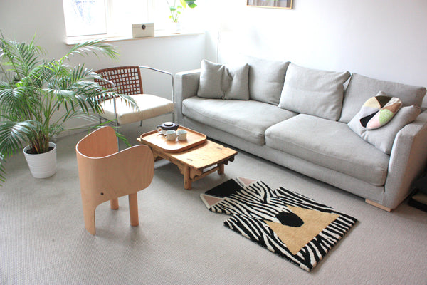 Children's Floor Rug - Zebra