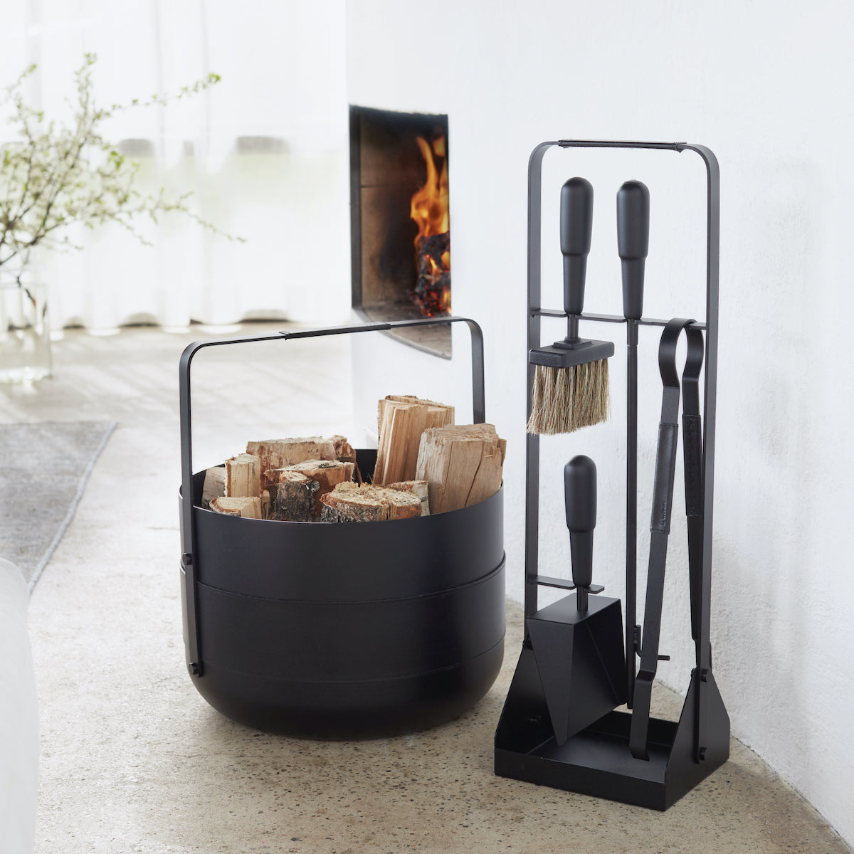 Fireplace Companion Set - Noir – Hygge Life