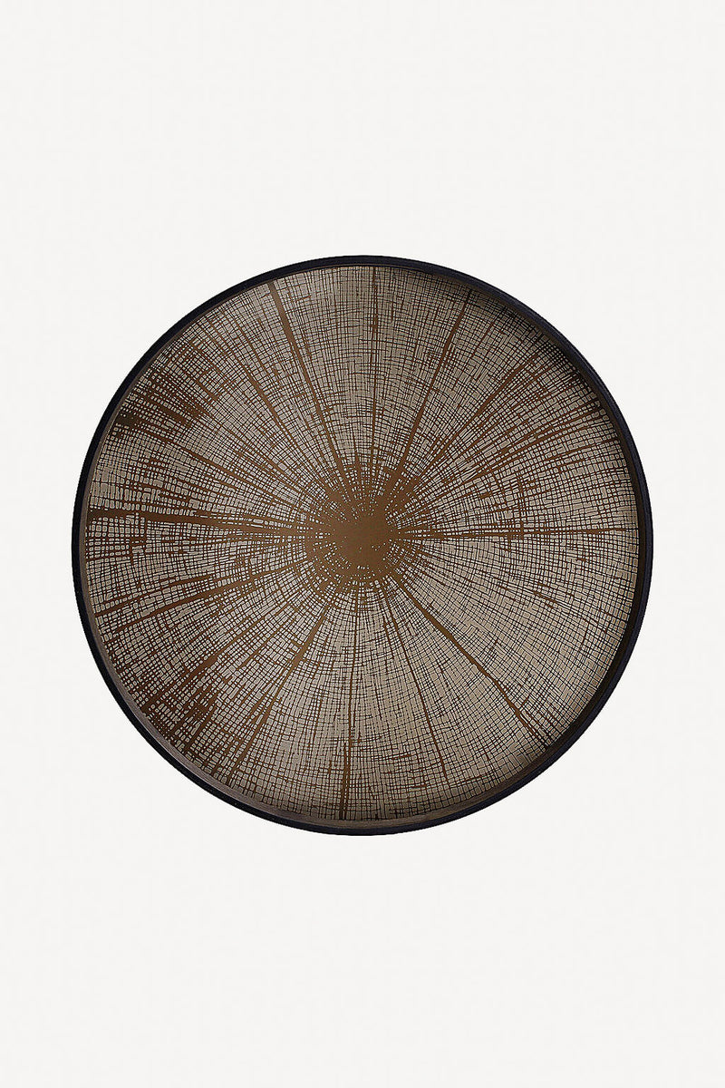 Round Tray Side Table Set