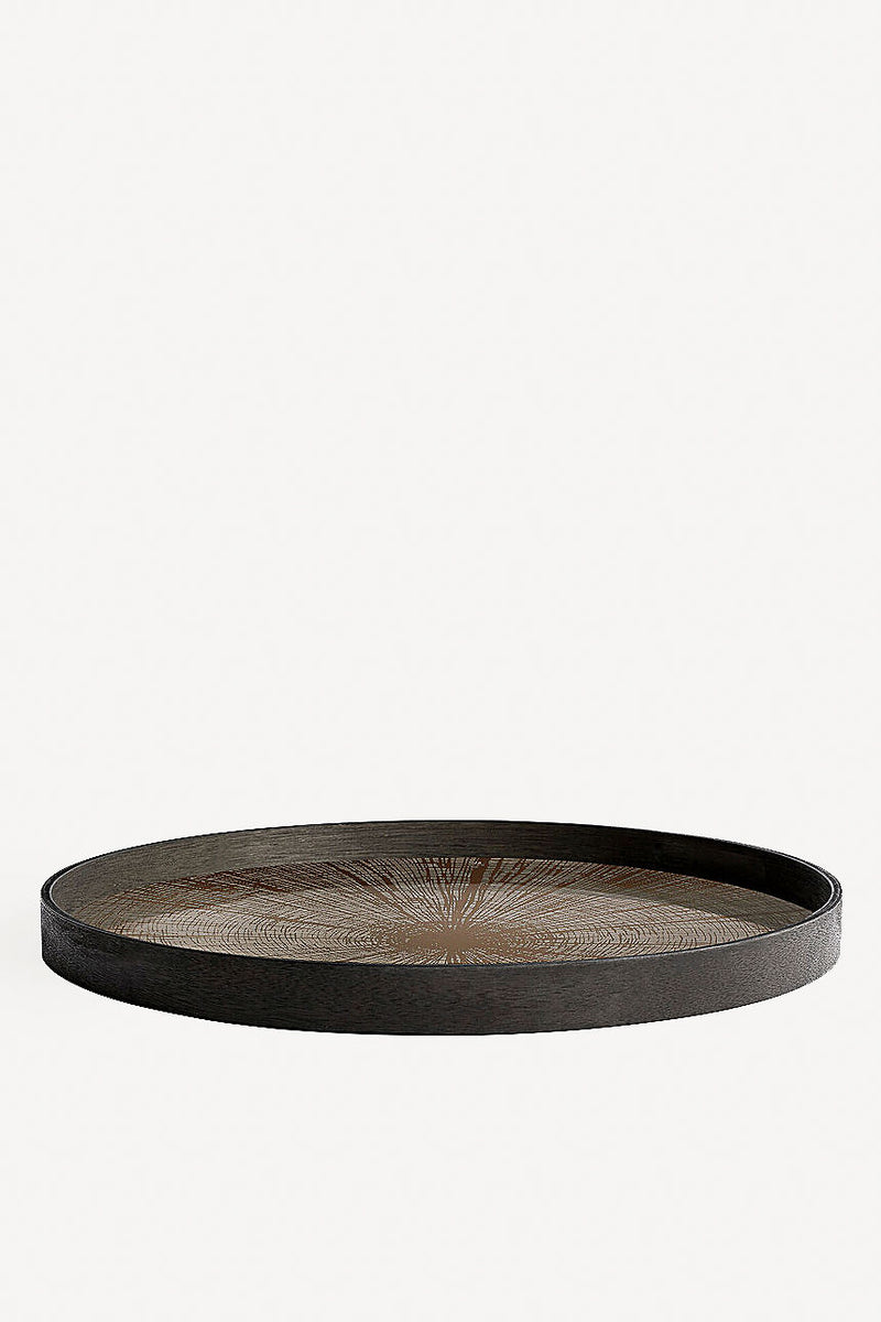 Round Tray Side Table Set