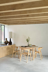 Oak Bok Round Extendable Dining Table