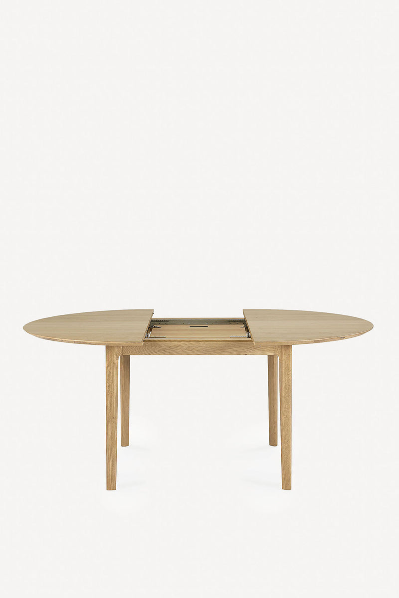 Oak Bok Round Extendable Dining Table