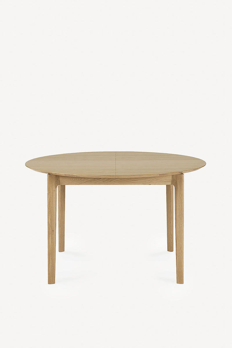 Moon Round Dining Table - Wooden Top – Hygge Life