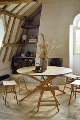 Oak Mikado Round Dining Table